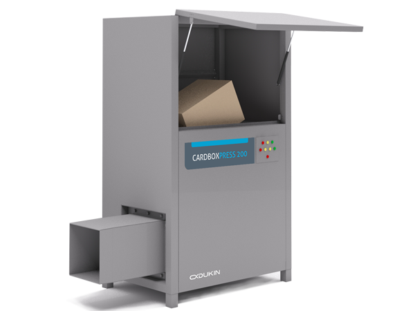 The CardboxPRESS 200 cardboard compactor