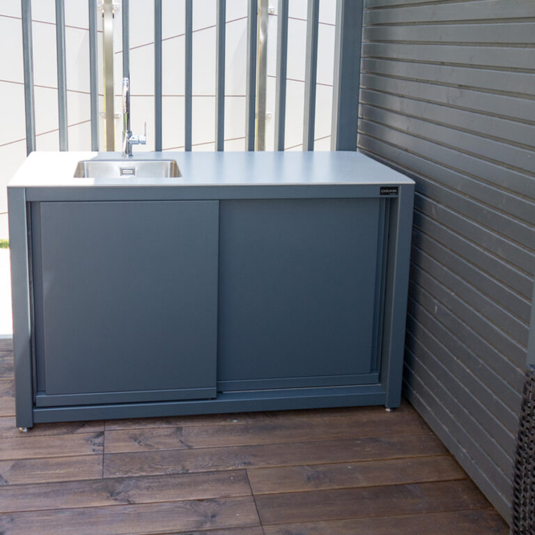 small outdoor kitchen