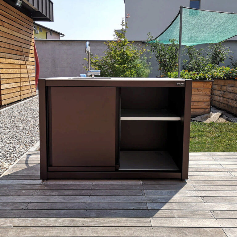 small outdoor kitchen