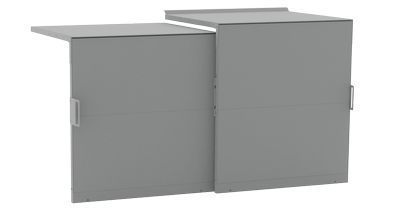 StyleOUT 2x1100 vrata, model BLANK, barva 9007