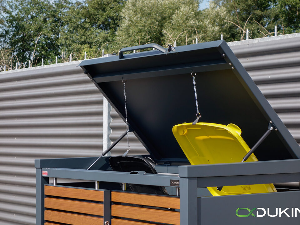 smetarniki, rešitev za odpadke, dvižna streha