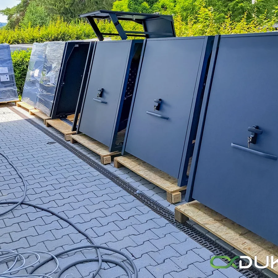 Modulare Fahrradschuppen