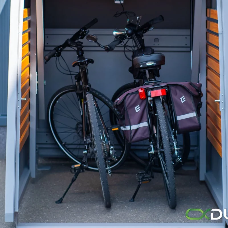 Fahrradschuppen für zwei Fahrräder