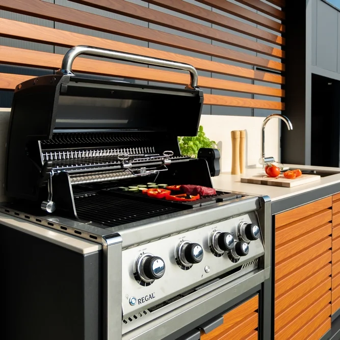 Grillen in der Sommerküche von Dukin